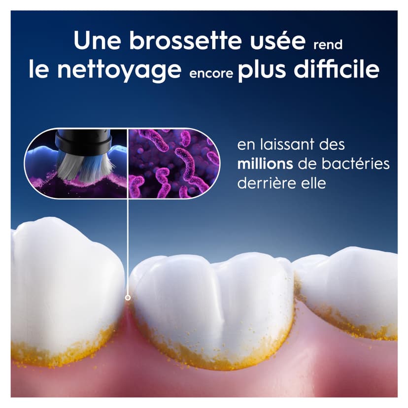 Oral-B iO Series Gentle Care Black, Original Replacement Round Brush Heads, Angled Bristles for Plaque Removal, Softest Brush Head, for Sensitive Gums, Designed for Oral-B iO Electric Toothbrushes, 10 - 5