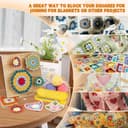 Aeelike Crochet Blocking Board and Pins, Folding Blocking Board for Crochet, 22.5inch Extra Large Foldable Crochet Blocking Board with 40pcs x 15cm Pins for Granny Squares & Knitting Projects - 7