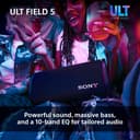 Sony ULT FIELD 5 - Powerful Bluetooth Portable Speaker, 25hr Battery, 2 x ULT POWER SOUND modes, IP67, Waterproof, Dustproof, 360 Lights, Detachable Shoulder Strap, Compact - Black - 3