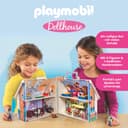 Playmobil 70985 Maison transportable - Dollhouse - avec Trois Personnages, Salle de Bains, Chambre, Salon et Cuisine - Tout équipée - La Maison Traditionnelle - s'ouvre s'emporte Partout - Dès 5 Ans - 5
