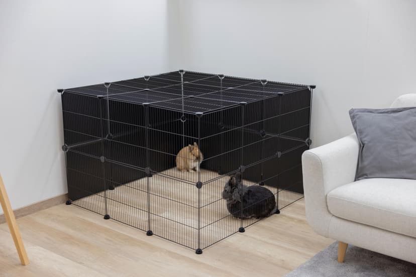 Kerbl Pet Hopsi Outdoor Enclosure 12x Grid Elements 35 x 35 cm - 6