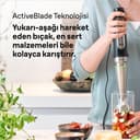 Braun Minipimer 7025 – Hand Blender, 1000 W (3 Accessories, Mini Chopper 350 ml, Rods, Measuring Cup 600 ml), Automatic Speed, Active Blade Technology) - 2