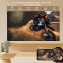 WANBO Cube 2 Pro Smart Beamer Android TV/Netflix, 500ANSI, Live TV, Len Protection, 230° Rotable, ToF Autofocus Keystone, CEC, Bluetooth WiFi, Native 1080P Portable Mini Projector, Matcha - 5