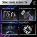ASRock Phantom Gaming 360 LCD All-in-One CPU Liquid Cooler, 3.4" Full-Color LCD Display, 3-Phase Pump, Dual-Inlet, 360mm Radiator, 0dB Mode, 6-Year Warranty - 4