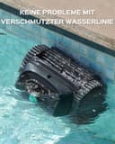 (Upgrade) Robot Piscine sans Fil WYBOT C1-01 Robot Piscine pour Piscines Enterrées & Hors Sol - Nettoyeur 4-en-1 Paroi & Ligne d'eau 150min/150m², Navigation Intelligente, App-Noir Encre - 3