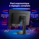 Lenovo Legion 27Q-10 OLED - Écran Gaming de 26.5" avec Eyesafe (QHD, QD-OLED, 240Hz, 0.03ms GtG, 2xHDMI+DP, AMD FreeSync Premium) - Réglage en Inclinaison - Noir - 5