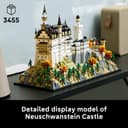 LEGO Architecture Neuschwanstein Castle - DIY Display Model Kit for Adults - incl. Towers, Courtyards & a Detailed Interior - History Gift for Fans - 21063 - 2