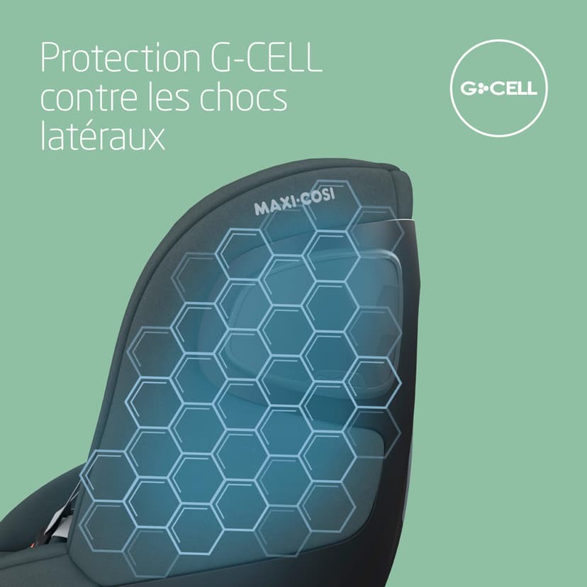 Maxi-Cosi Pearl 360 i-Size, Siège-auto bébé, 3 mois - 4 ans (61 à 105 cm), Siège-auto pivotant 360, Rotation à une main, Protection G-CELL contre les chocs latéraux, Authentic Graphite - 6