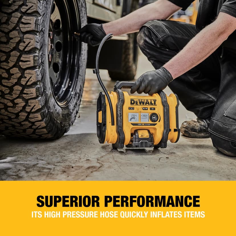 DEWALT 18V XR Inflator, Tool only, DCC018N-XJ - 3