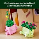 LEGO Botanicals Rocking Plants - Artificial Flowers Set - incl. 2 Faux Plants & 2 Pastel Coloured Pots for Bedroom Decor - DIY Gift Idea for 9+ Year Old Girls & Adults - 11506 - 4