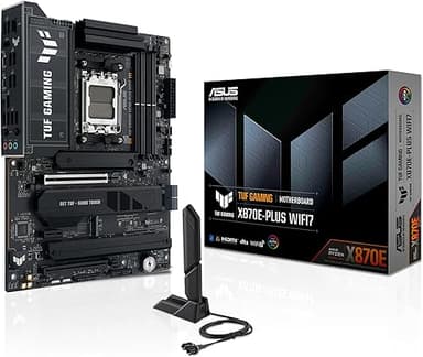 Asus TUF GAMING X870E-PLUS WIFI7, AMD X870, AM5, ATX, 4 D…