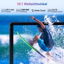 Ainmel Tablette Android, 10 Pouces avec processeur Octa-Core, 10GB RAM 128GB ROM, 1TB TF Card Expand, 1280x800 IPS HD Touchscreen, 5G/2.4G WiFi, BT 5.0, 5MP+8MP Dual Camera Android Tablette (Gris) - 3