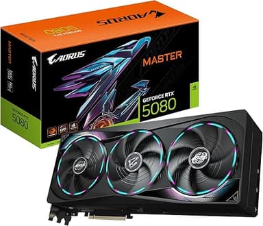 GIGABYTE AORUS GeForce RTX 5080 Master 16G Carte Graphiqu…