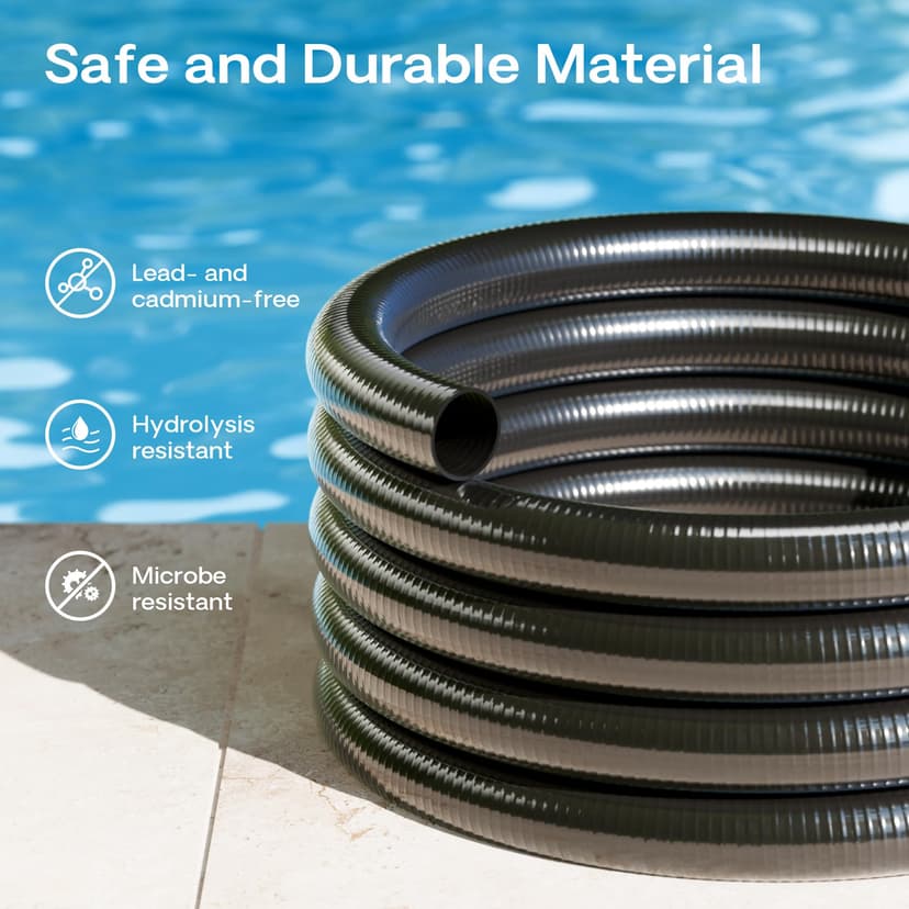 5m Pressure Hose D40mm 470g/m Water Pump Pond - 5