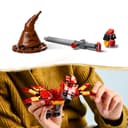 LEGO Harry Potter Fawkes: Dumbledore’s Phoenix Toy – Play & Display Bird Figure – Incl. Sorting Hat & Sword of Gryffindor – Birthday Gift for 8+ Year Old Girls & Boys - 76448 - 4