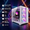 STGsivir PC Gamer Fixed, Gaming Computer, GeForce RTX 3050 6GB GDDR6, Ryzen 5 5500, 32G DDR4, 1T SSD, WiFi 6, BT5.0, RGB Fan x3, PS 600W, Windows 11 Pro - 2