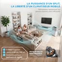 MIDEA Climatiseur PortaSplit Mobile Silencieux 4-in-1| 12000 BTU | Chauffage et Climatisation Portable Prêt à Poser 3,5kW- Clim Mobile avec rafraîchisseur, déshumidificateur, chauffage,ventilateur - 9