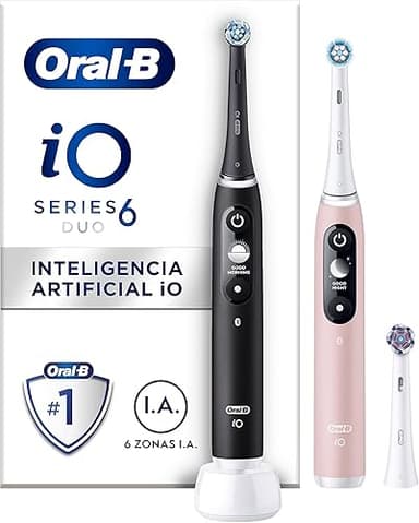 Oral-B iO 6 Cepillos de Dientes Eléctricos con 1 Mango Re…