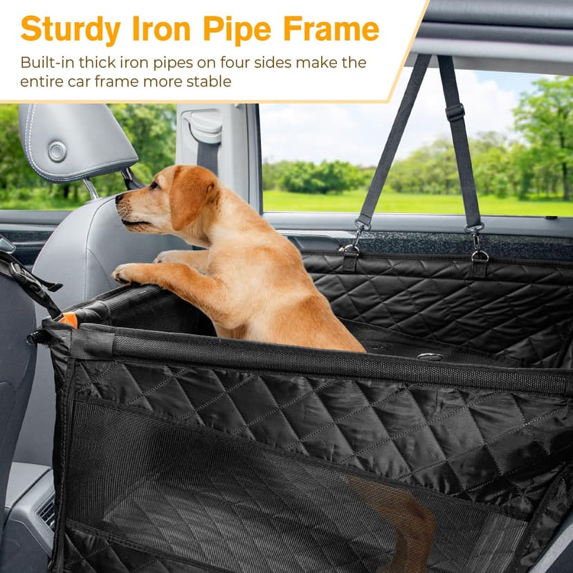 Pecute Extra Stable Dog Car Seat - Pet Car Seat Scratch Proof Car Seat for Dogs Large - 4