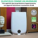 Meaco DD8L desiccating dehumidifier – Ioniser – ideal for use in unheated rooms (below 10 C) – self-restart, white with blue border - 4
