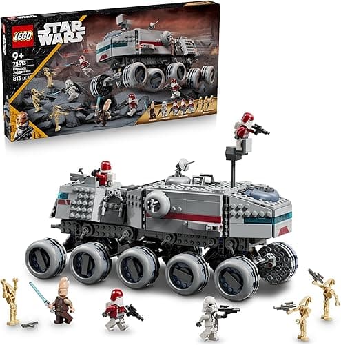 LEGO Star Wars 75413 Republic Juggernaut - Building Toy with 3 Droid Figures & 5 Minifigures incl. Ki-Adi-Mundi with a Lightsaber - Gift for 9+ Year Old Boys & The Clone Wars Fans