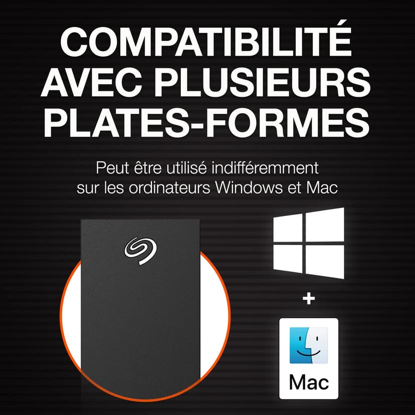 Seagate One Touch Hub 20TB, External Hard Drive Desktop HDD, USB-C & USB 3.0 port, for Computer Desktop Workstation PC Laptop Mac (STLC20000400) - 6