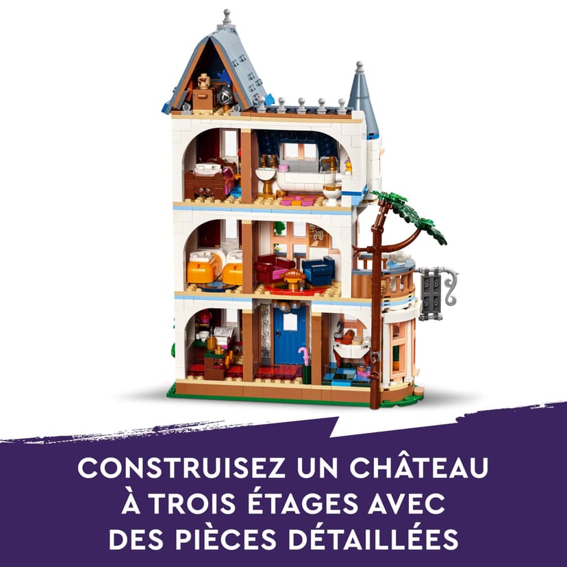 LEGO Friends La Chambre d’Hôte dans Un Château - Set pour Enfants dès 12 Ans - avec 4 Mini-poupées, Un Chien et des Accessoires - Idée de Cadeau pour Adolescents Garçons et Filles 42638 - 3