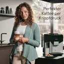 Siemens Fully Automatic Coffee Machine, EQ500 Integral, 10 Specialities, 2 Cups Simultaneously, Water Tank 1.9 L, Includes Brita Water Filter, Daylight Silver/Piano Lacquer Black - 6