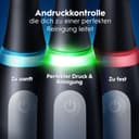 Oral-B iO Series 3 Electric Toothbrush, Includes 3 Brush Heads Travel Case, 3 Cleaning Modes for Dental Care, Electric Toothbrush, Designed by Brown, Black - 4