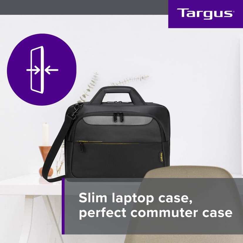 Targus TCG470GL CityGear 15-17,3' Topload Notebook-Tasche – Schwarz - 2