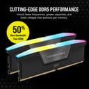 CORSAIR VENGEANCE RGB DDR5 32GB (2x16GB) DDR5 6000MHz CL30 AMD EXPO Intel XMP iCUE Compatible Computer Memory – Gray (CMH32GX5M2B6000Z30K) - 2