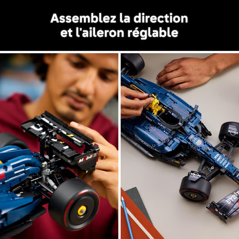 LEGO Technic F1 Oracle Red Bull Racing RB20 - Jeu de Construction Collector pour Adulte - Inclut Un Moteur V6 et Une boîte de Vitesses - Idée Cadeau pour passionnés de Formule 1 42206 - 5