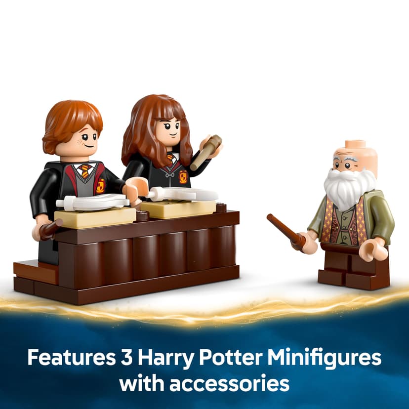 LEGO Harry Potter Hogwarts Castle: Charms Class Set with 3 Minifugures incl. Hermione Granger & Ron Weasley, Features Wingardium Leviosa Levitation Function, Toy for 8+ Year Old Boys & Girls 76442 - 5