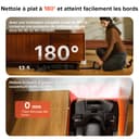 roborock F25 ACE Pro Aspirateur Laveur sans Fil, 25000Pa, JetFoaming Anti-Taches, Brosse Anti-Emmêlement, Design 180° à Plat, Auto-Nettoyage Eau Chaude & Séchage, 60 Min - 5