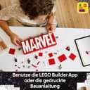 LEGO Marvel: MARVEL Logo & Minifigures - Super-Hero Building Toy with 5 Characters incl. Iron Man, Thor, Black Widow & Hulk - Avengers Gift for 12+ Year Old Boys, Girls & Teens 76313 - 6
