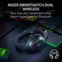 Razer Barracuda X Chroma - Wireless Multi-Platform Gaming Headset with 6 Zone Chroma RGB (SmartSwitch Hyperspeed & Bluetooth, 40mm Drivers, Detachable HyperClear Cardioid Mic) Black - 2