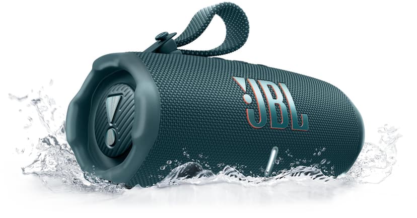 JBL Charge 6, Wireless Portable Bluetooth Speaker, 28 Hours of Playtime, IP68 Waterproof, Dustproof and Drop-Proof, Pro Sound with AI Sound Boost, Auracast Multi-Speaker Connection, Blue - 1