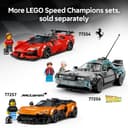 LEGO Speed Champions Bugatti Vision GT Hyper Sports Car Toy - Model Kit w/a Collectible Driver Minifigure - Gaming Gift Idea for 9+ Year Old Boys & Motorsport Fans - 77253 - 7