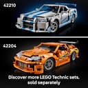 LEGO Technic 2 Fast 2 Furious Nissan Skyline GT-R (R34) Car Model Kit for Adults - incl. a Drift Function, Steering, Suspension & a 6-Cylinder Engine - Collectible Gift for Fans - 42210 - 7