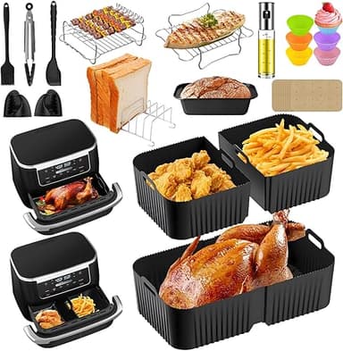 24 PCS Air Fryer Accessories for Ninja AF500UK