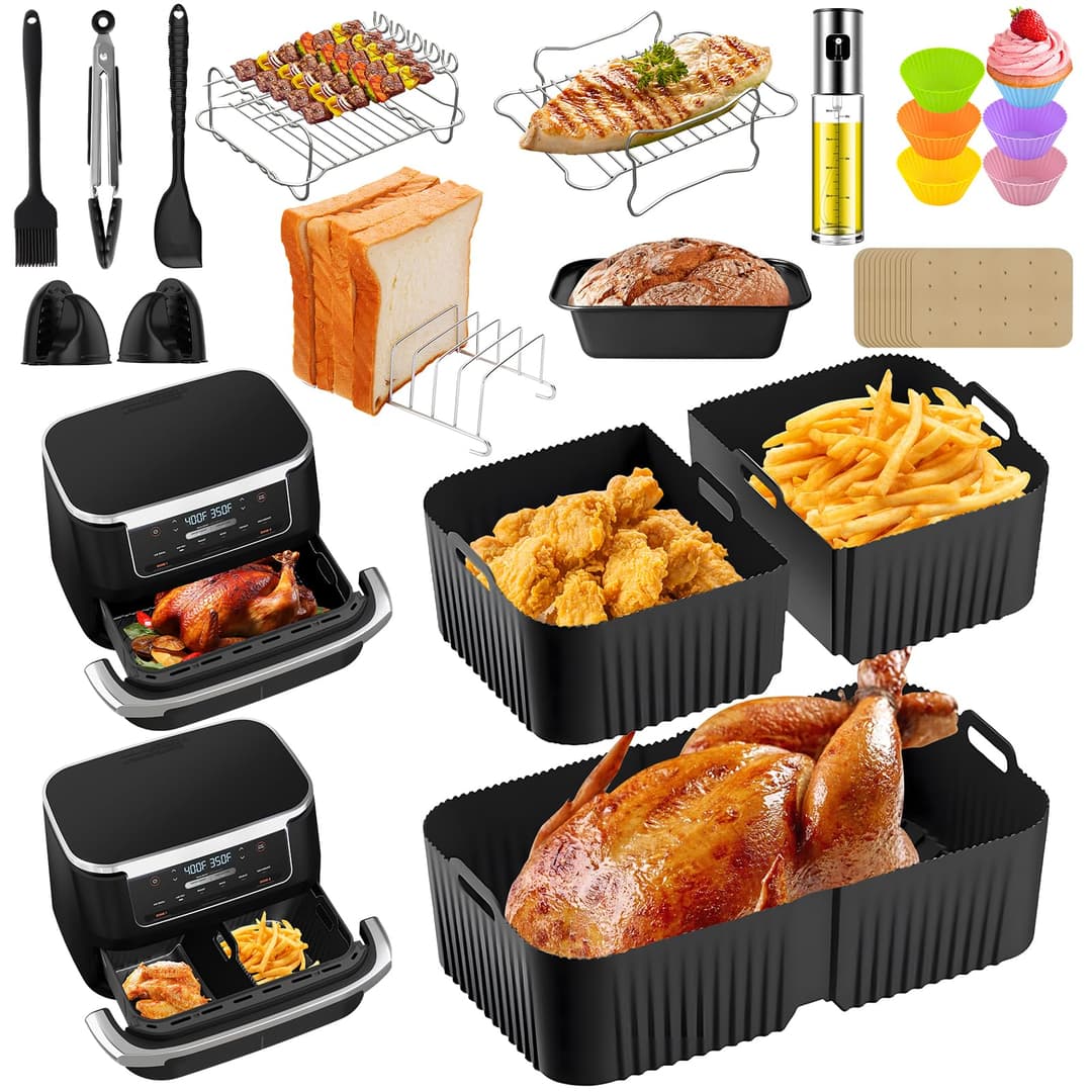 24 PCS Air Fryer Accessories for Ninja AF500UK