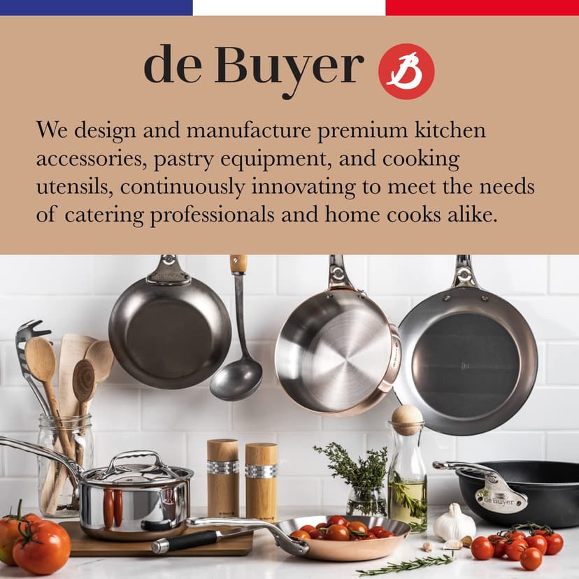 De Buyer - Plaque de 12 muffins en acier antiadhésif - 34 cm x 26 cm x 3 cm -, Noir - 6