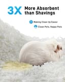 BUCATSTATE Litières pour Hamsters 70L, Super Absorbante & 99,9% sans Petit Animal Papier Poussière pour Souris, Rats, Rongeurs, Cochon d'Inde, Chinchilla - 4