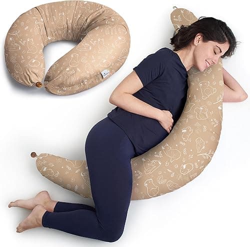 Niimo XXL Pregnancy Pillow & Nursing Pillow - 2022 Double…