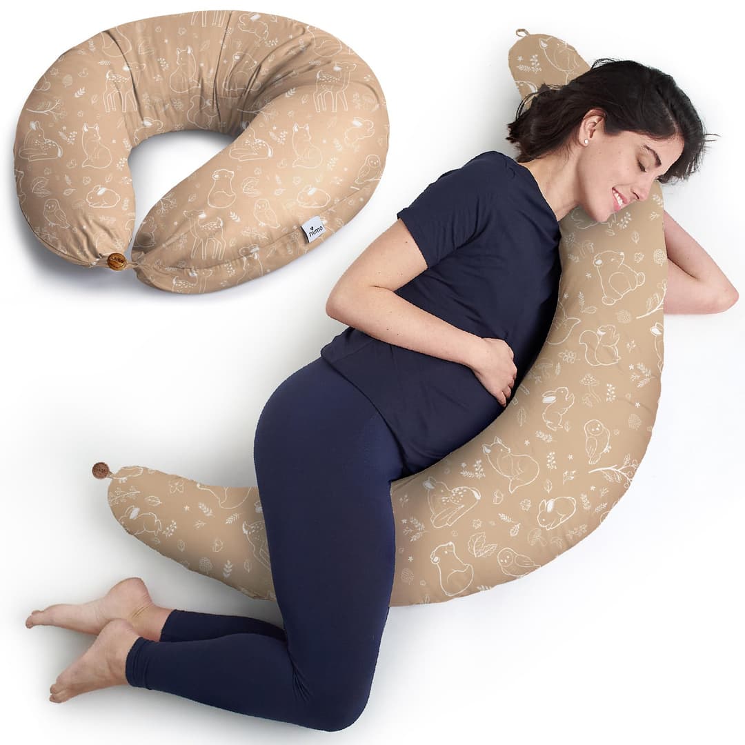 Niimo XXL Pregnancy Pillow & Nursing Pillow - 2022 Double…