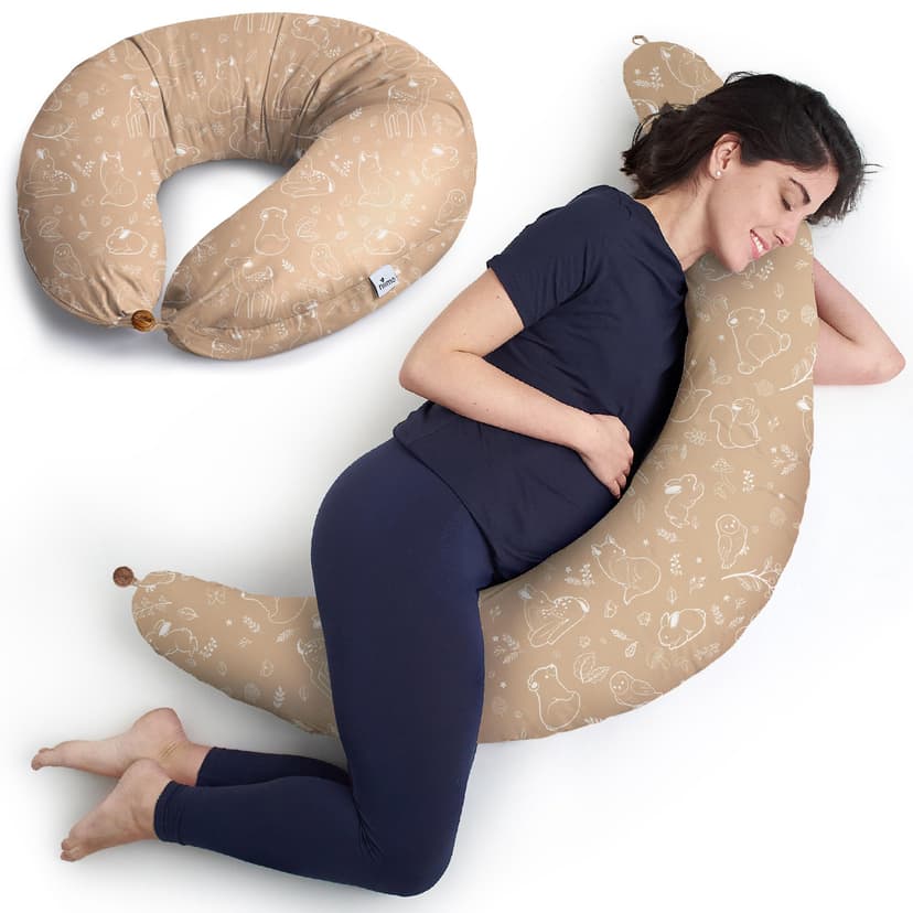 Niimo XXL Pregnancy Pillow & Nursing Pillow - 2022 Double… - 1