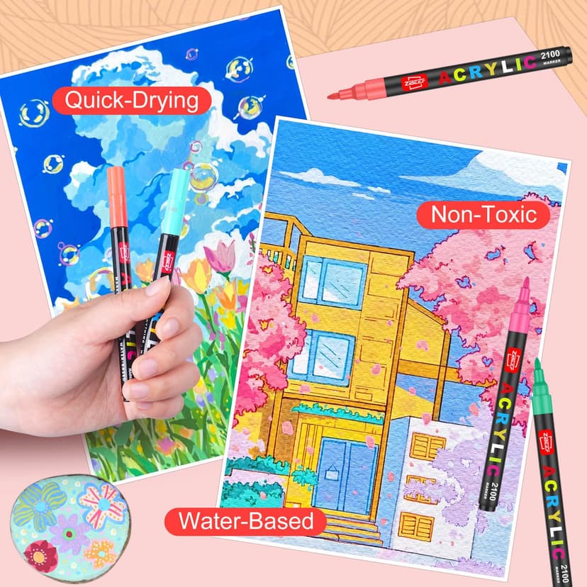 Laconile acrylic paint pens (240) - 5