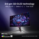 ASUS Moniteur Gaming ROG Swift OLED PG32UCDM ― 32 Pouces, Dalle QD-OLED 4K (3840 x 2160), 240 Hz, 0,03 ms (GTG), Compatible G-Sync®, dissipateur Thermique personnalisé, 99% DCI-P3, 90 W Type-C® - 3
