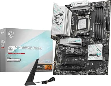 MSI B850 GAMING PLUS WIFI Motherboard, ATX - Supports AMD…