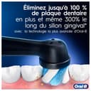 Oral-B Brosses A Dents Electriques iO 9 Noire Et Rose, 7 Modes De Brossage Dont Blancheur Et Soin Des Gencives, 16 Zones De Nettoyage, Ecran Interactif, 4 Brossettes De Rechange Oral B, Etui, Carton - 2